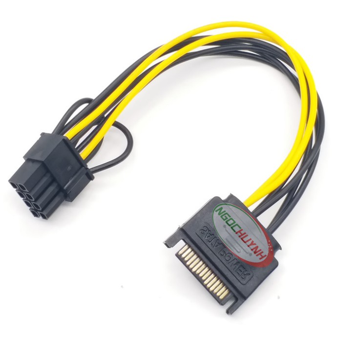 Cáp chuyển nguồn Sata ra đầu nguồn 8 Pin VGA | BigBuy360 - bigbuy360.vn