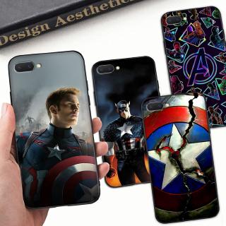 Ốp điện thoại mềm hình captain america YU10 cho Realme 2 3 5 5i 5s Pro A5