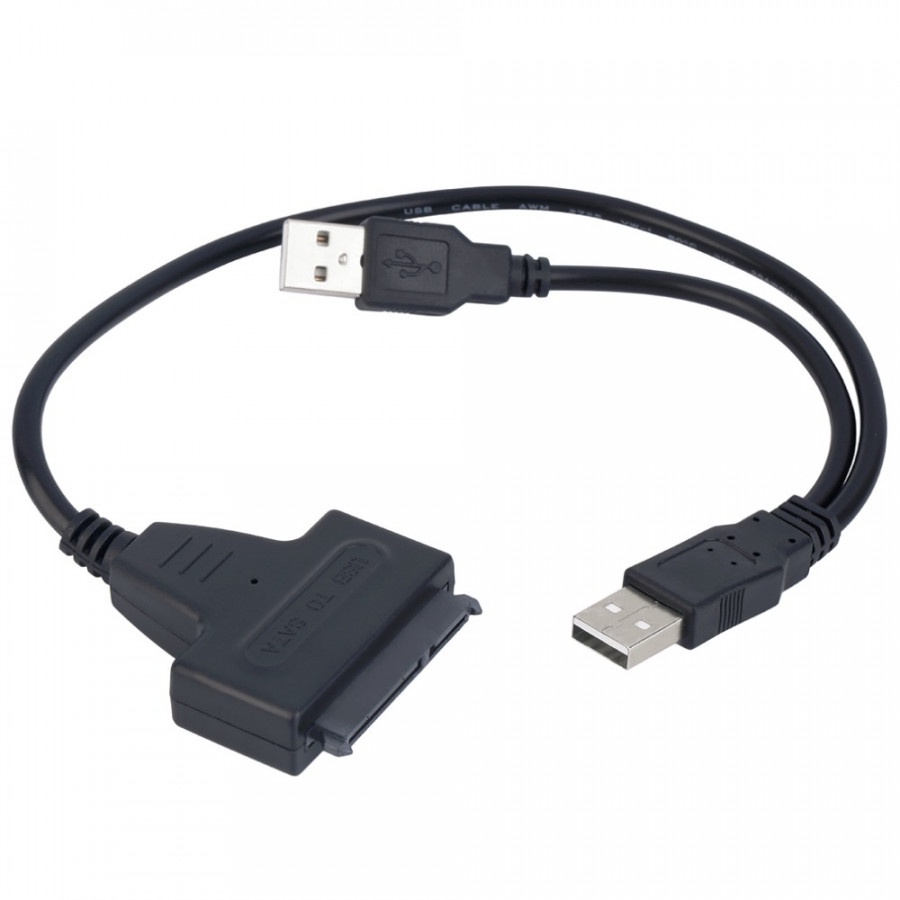 CÁP CHUYỂN ĐỔI 2 USB 2.0 RA 1 CỔNG SATA