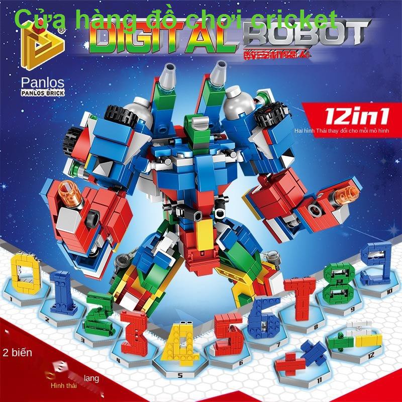 Penrose hạt nhỏ đa dạng của trò chơi xếp hình trẻ em robot biến 12 trong 1, plug-in, lắp ráp và đồ khối xây dựng