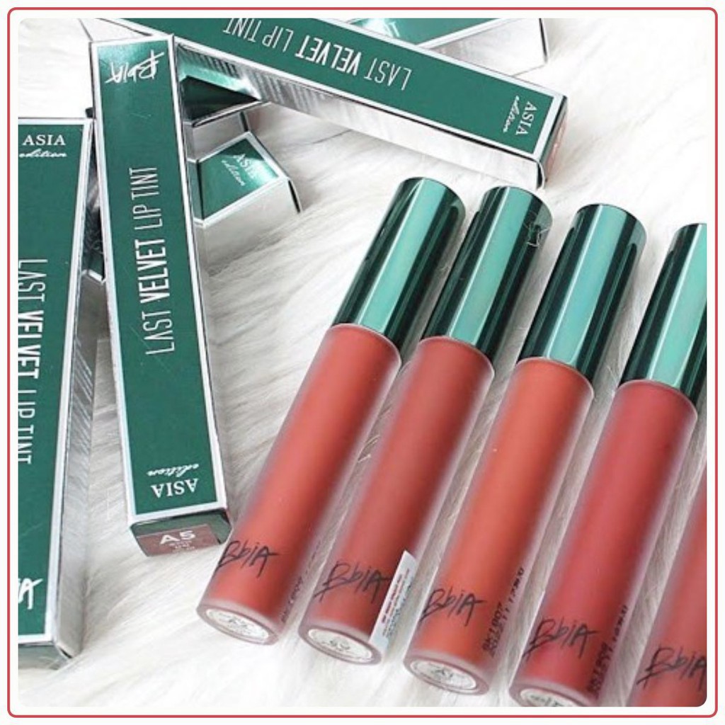 Son kem lì BBIA Velvet Lip Tint version 3 màu 03,04,15