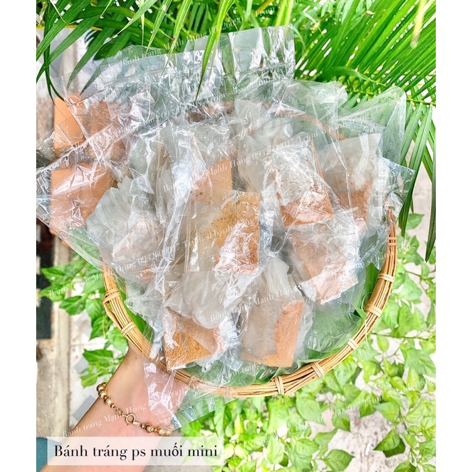 Bánh tráng phơi sương Tây Ninh muối mini Mạnh Hùng
