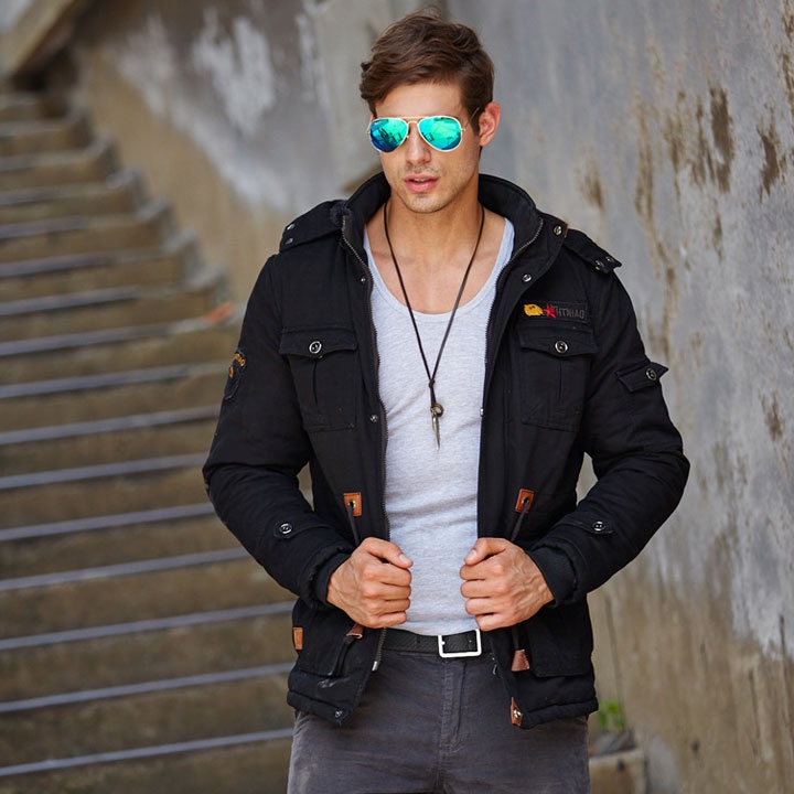 Áo khoác Nam kaki Có Mũ Trùm Đầu Siêu Ấm Phong Cách Bụi Phượt Thể Thao- HÀNG CAO CẤP