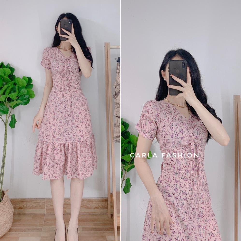 Váy hoa nhí đuôi cá vintage CARLA _V12 | BigBuy360 - bigbuy360.vn