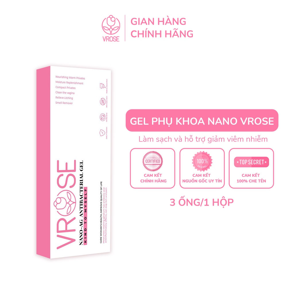 Combo sạch thơm nồng nàn vùng kín Vrose