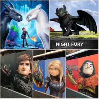 Bộ 7 mô hình nhân vật phim Bí kíp luyện rồng How to train your Dragon 3