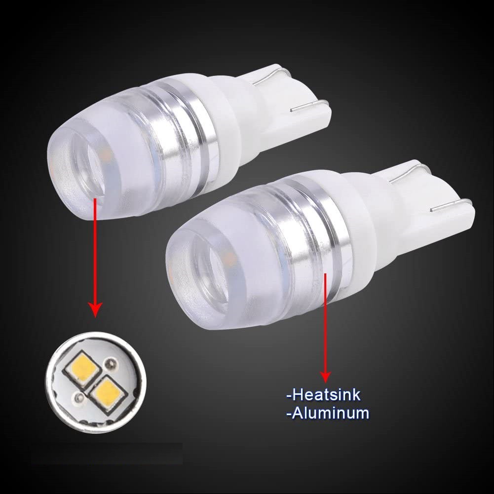 Bóng Led T10 Chip 5730 Với 2SMD Đèn Lùi, Biển Số Xe