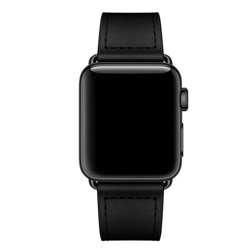 Dây đeo bằng da thật cho Apple Watch iWatch Series 5 4 3 2 1/38 40 42 44mm