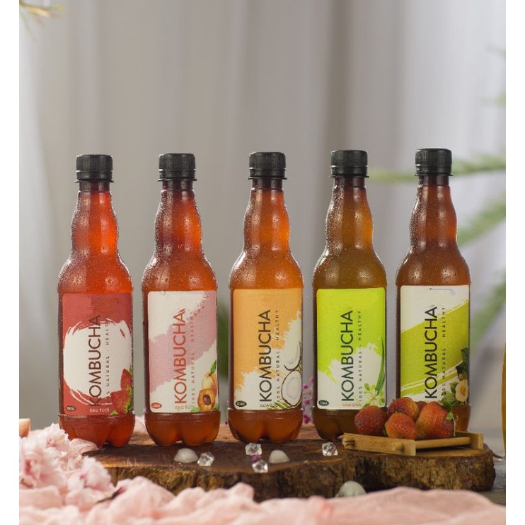 Trà lên men Kombucha 1 Lít - chứa lợi khuẩn,men vi sinh