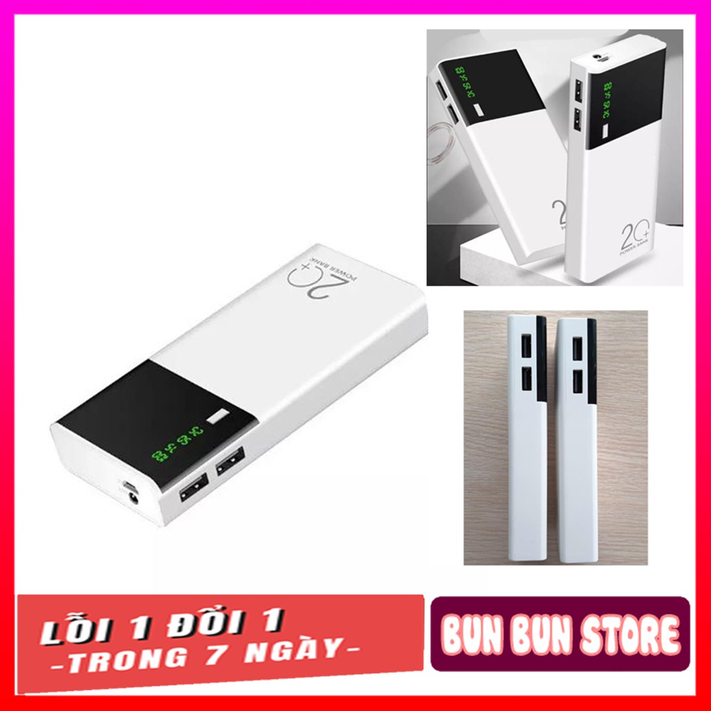 Pin Sạc Dự Phòng, Dung Lượng 30000mAh Màn LED có đèn Pin