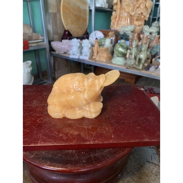 Thiềm Thừ ngọc hoàng long, chiêu tài hút lộc, 12cm, nặng 1kg