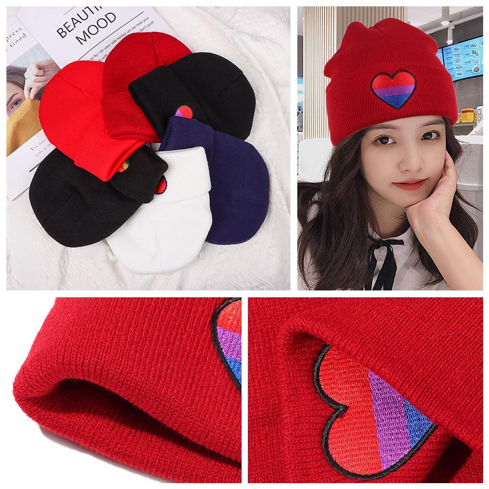 Mũ Dệt Kim Thêu Hình Trái Tim Thời Trang