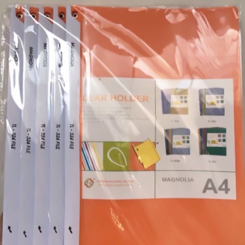 Kẹp File hồ sơ rút xoay chiều Magnolia TL-324 kẹp tài liệu A4 rút gáy chốt góc dày đẹp ANKICO