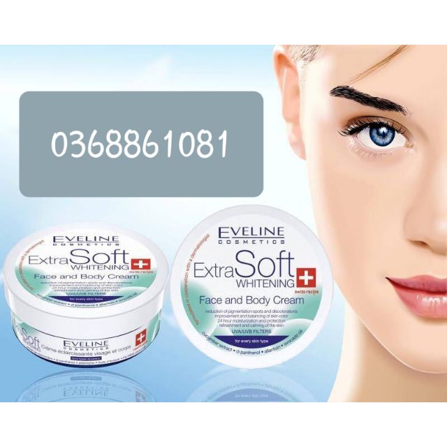 Kem dưỡng trắng da eveline extra soft whitening