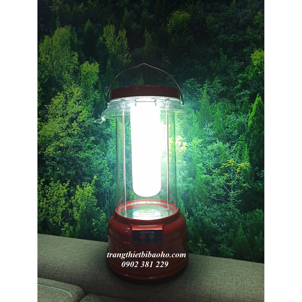 Đèn pin sạc chiếu sáng khẩn cấp xách tay Kentom KT 302