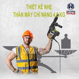 MÁY ĐỤC BÊ TÔNG WORX GREEN WU358