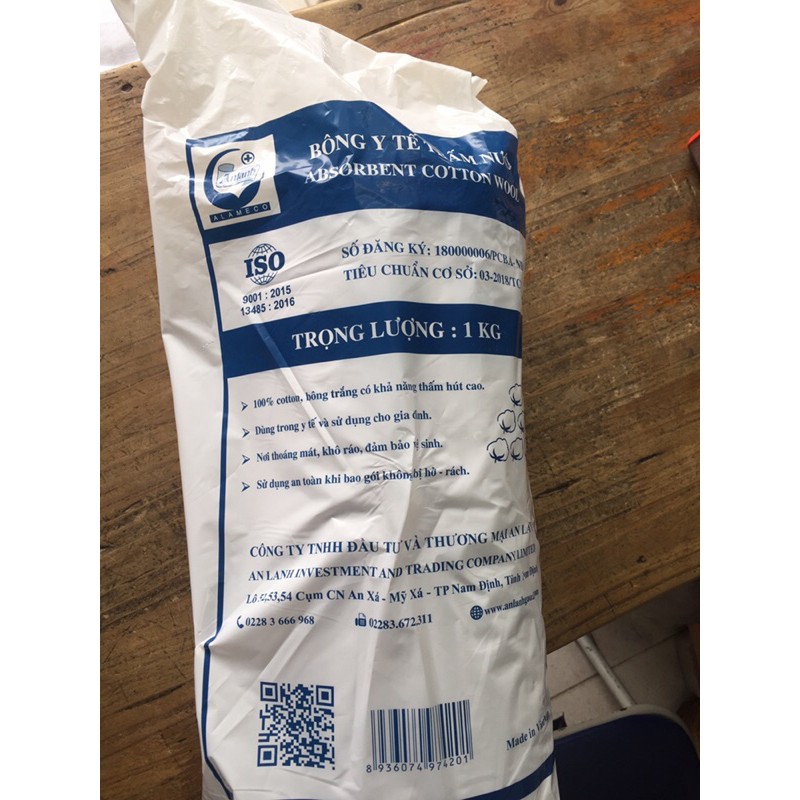 Bông cân y tế Việt 1kg