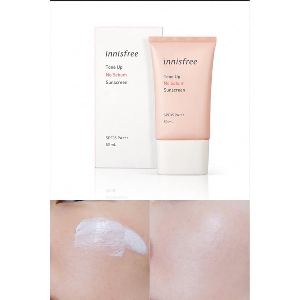 Kem Chống Nắng Innisfree Hồng và Vàng Sunscreem 50ml Có Độ Chống Nắng SPF 50+ PA +++ | BigBuy360 - bigbuy360.vn
