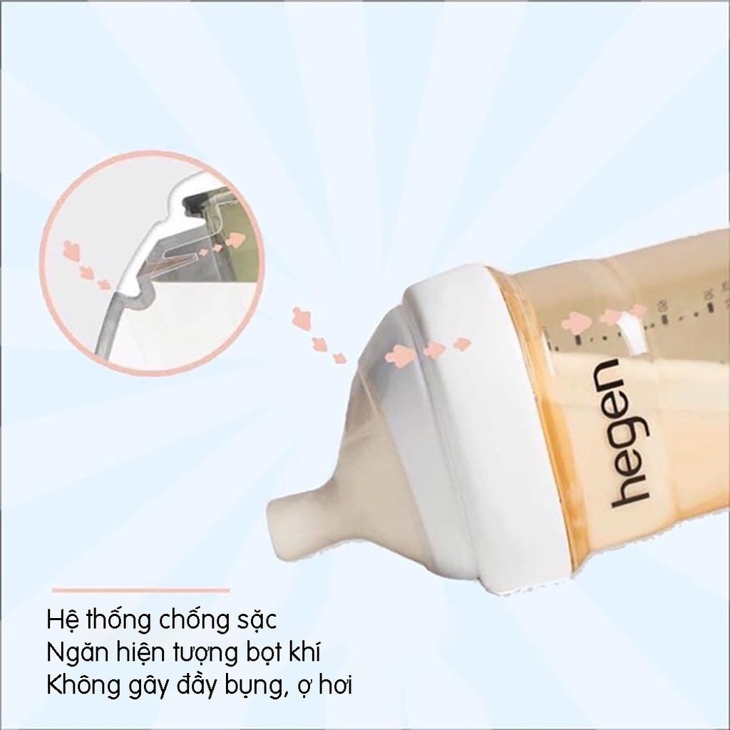 Bình sữa Hegen PPSU 240ml  [ Chính Hãng ]