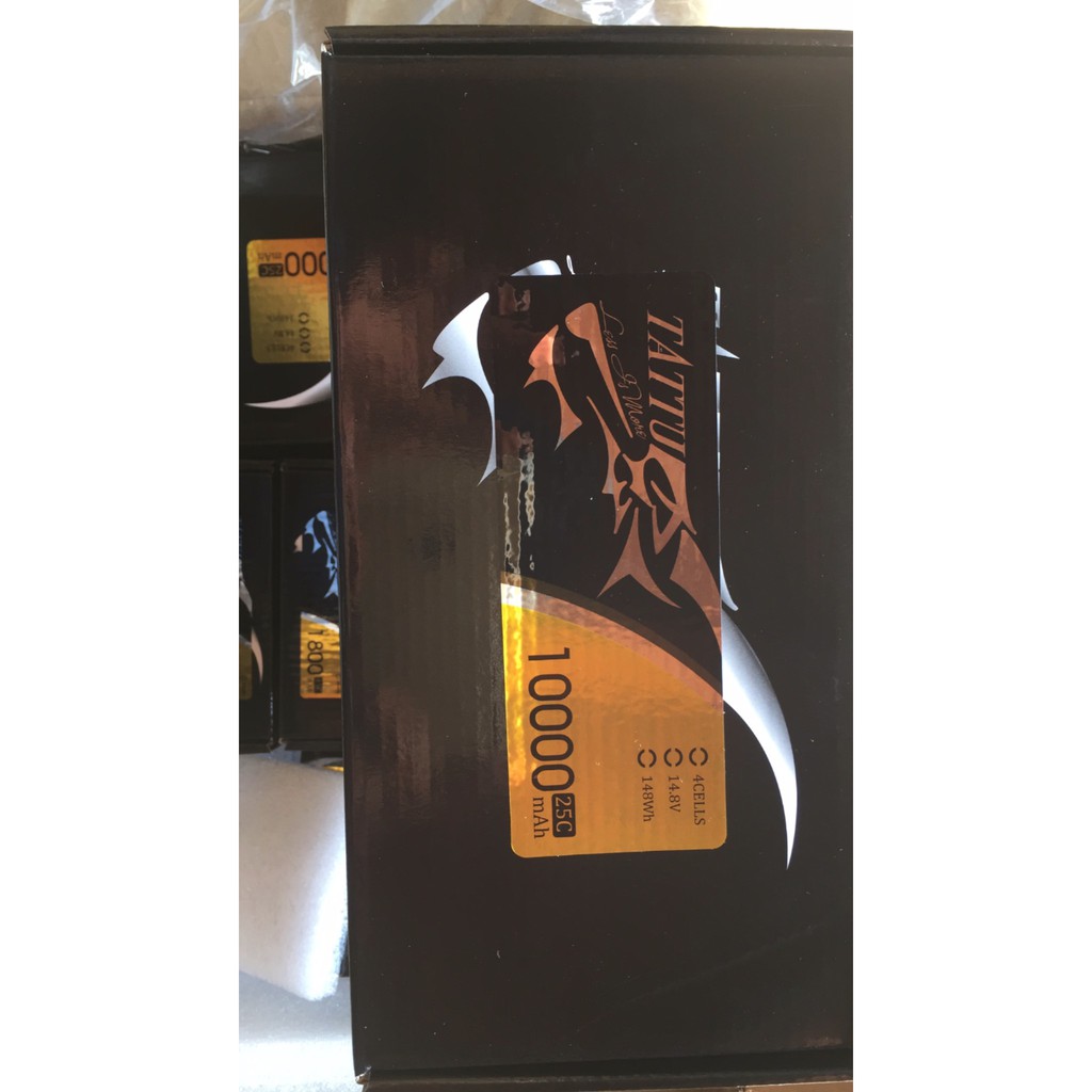 Pin tattu 1800mAh 45C 4S1P XT60 hàng chính hãng, tặng 1 jack chữ T