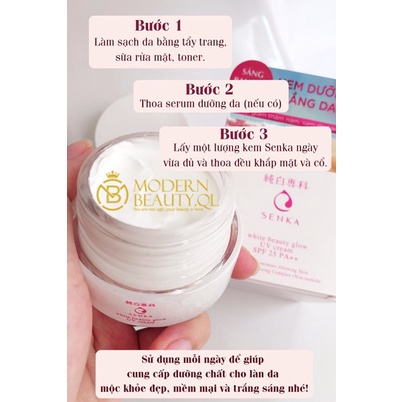 Chính Hãng: Kem Dưỡng Trắng Da Chống Nắng Ban Ngày Senka 50g