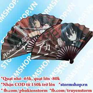 Quạt Vải Manga Anime