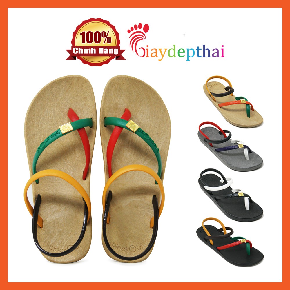 Giày Sandal Nữ Thái Lan Blackout