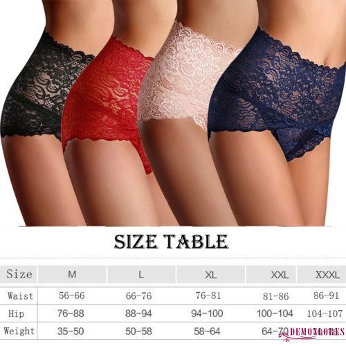 Quần lót nữ eo cao phối ren