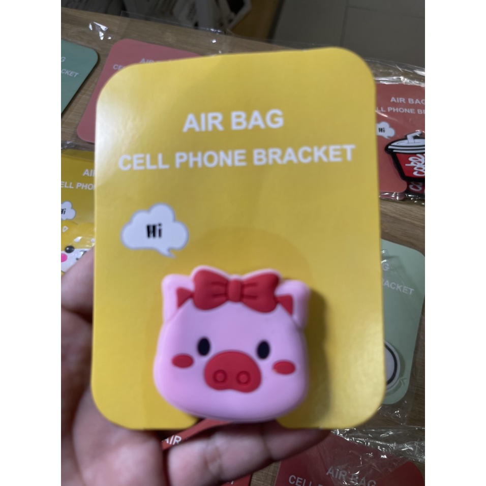Giá đỡ điện thoại iring pop có thể thu gọn hình kaws mây hoa thú  khủng long dễ thương cute