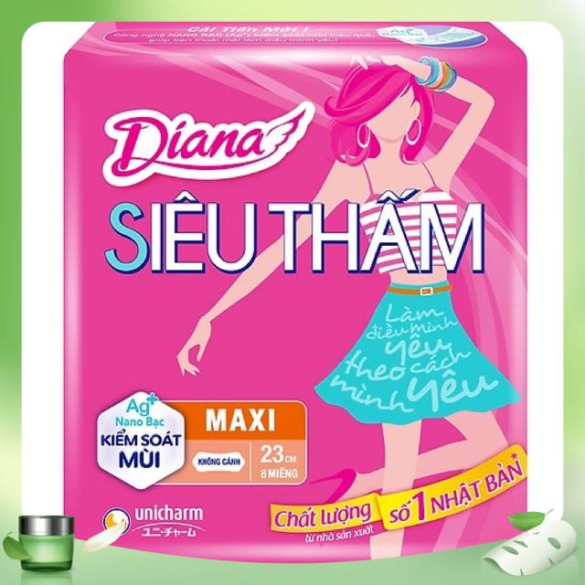 Lốc 6 Gói BVS Diana Maxi không cánh