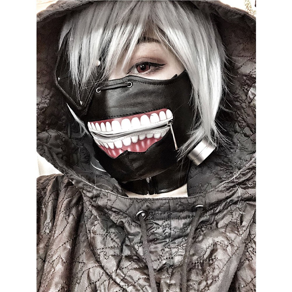 Tóc Giả Cosplay Nhân Vật Kaneki Ken Trong Phim Tokyo Ghoul