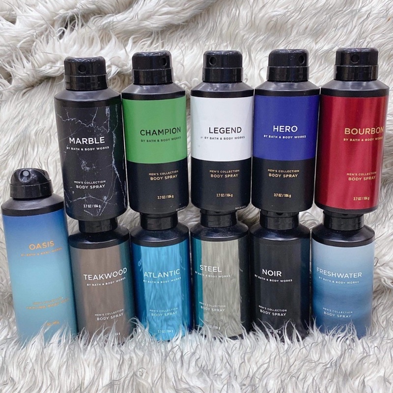 khử mùi nước hoa Bath body works nam