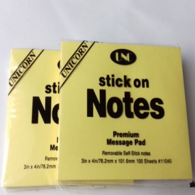 Giấy note UNC 3x2, 3x3, 3x4, 3x5
