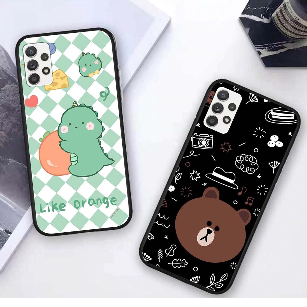 Ốp lưng Samsung A52 in hình khủng long , gấu nâu xinh xắn, siêu cute  mà còn vô cùng RẺ -ĐẸP