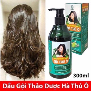 Dầu gội thảo dược hà thủ ô - giúp đen tóc, ngăn rụng tóc, giúp tóc chắc khoẻ.