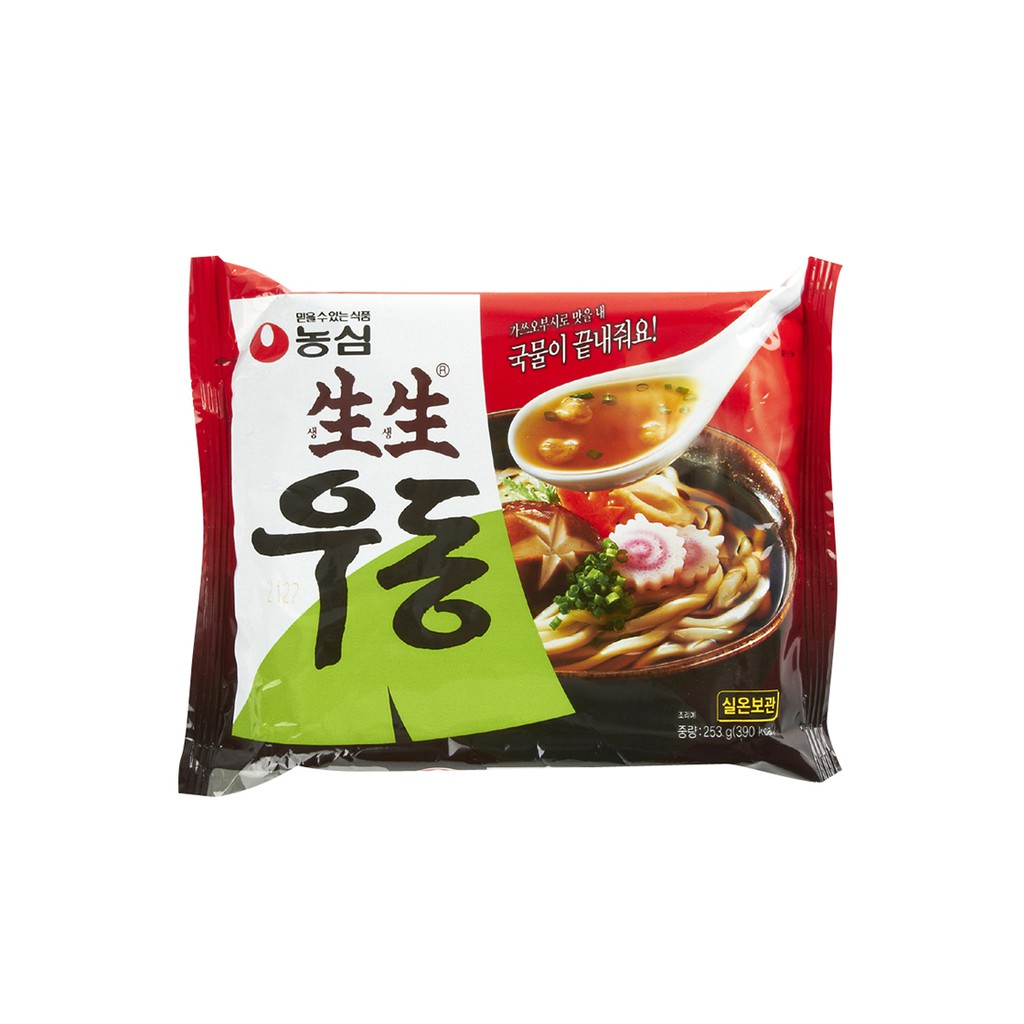 Nongshim) Mì udon tươi ăn liền Seang Seang gói 253g - Nongshim - nhập khẩu Hàn Quốc