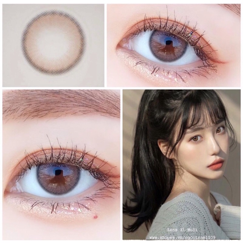 Lens mắt nâu giãn nhỏ OD6607 có độ