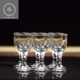 Bộ 6 ly rượu nhỏ thuỷ tinh cao cấp 15-35ml