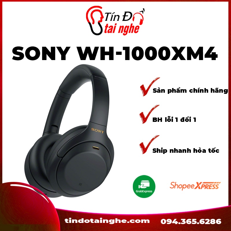 Tai nghe Hi-Res chống ồn Sony WH-1000XM4 | Chính Hãng