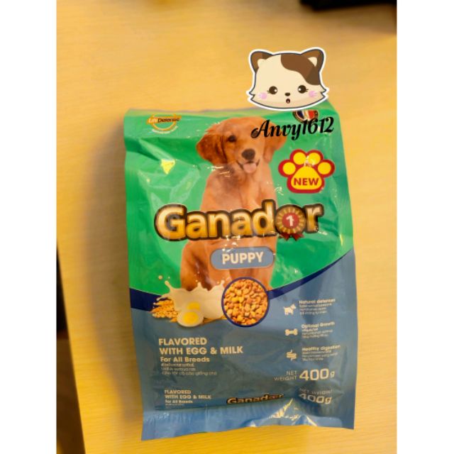 400g Ganador vị trứng sữa Puppy - Thức ăn chó nhỏ, chó dưới 12 tháng