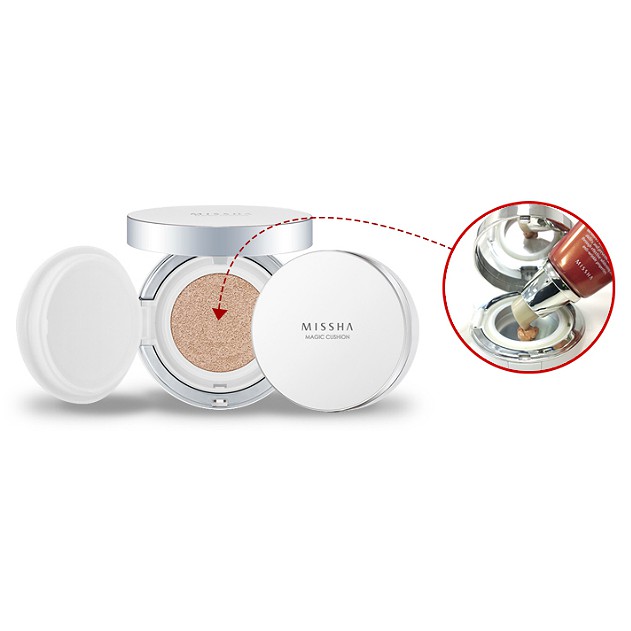 (Mẫu mới) Phấn nước Missha M Magic Cushion SPF 50+ PA+++ và Moist Up và Cover Lasting | BigBuy360 - bigbuy360.vn
