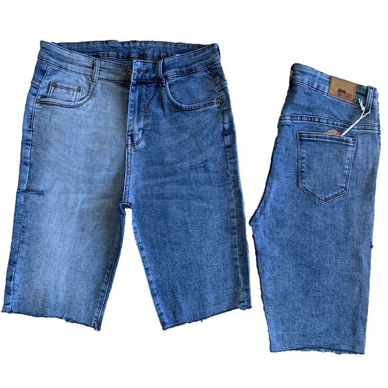 Quần jean ngố / lửng / 5 tấc BIGSIZE lưng cao, rách bụi đẹp, in hình mèo chuột 3336 3735 Moliruan