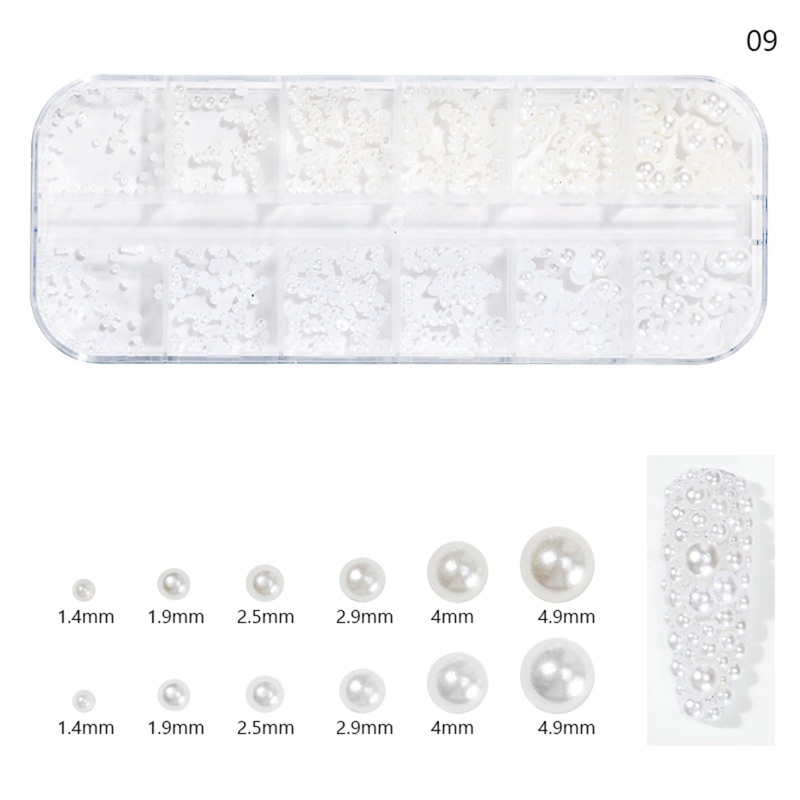 Đá 3D Lấp Lánh Nhiều Kích Cỡ Trang Trí Móng Nghệ Thuật