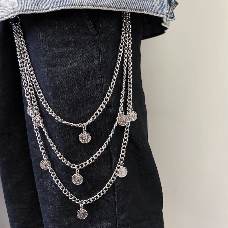 Dây Xích Kim Loại Đeo Thắt Lưng Nhiều Lớp 22297