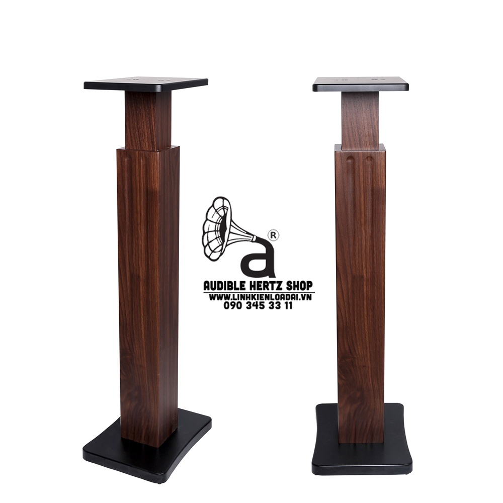 Chân kệ loa gỗ bookshelf điều chỉnh được độ cao 45-70cm