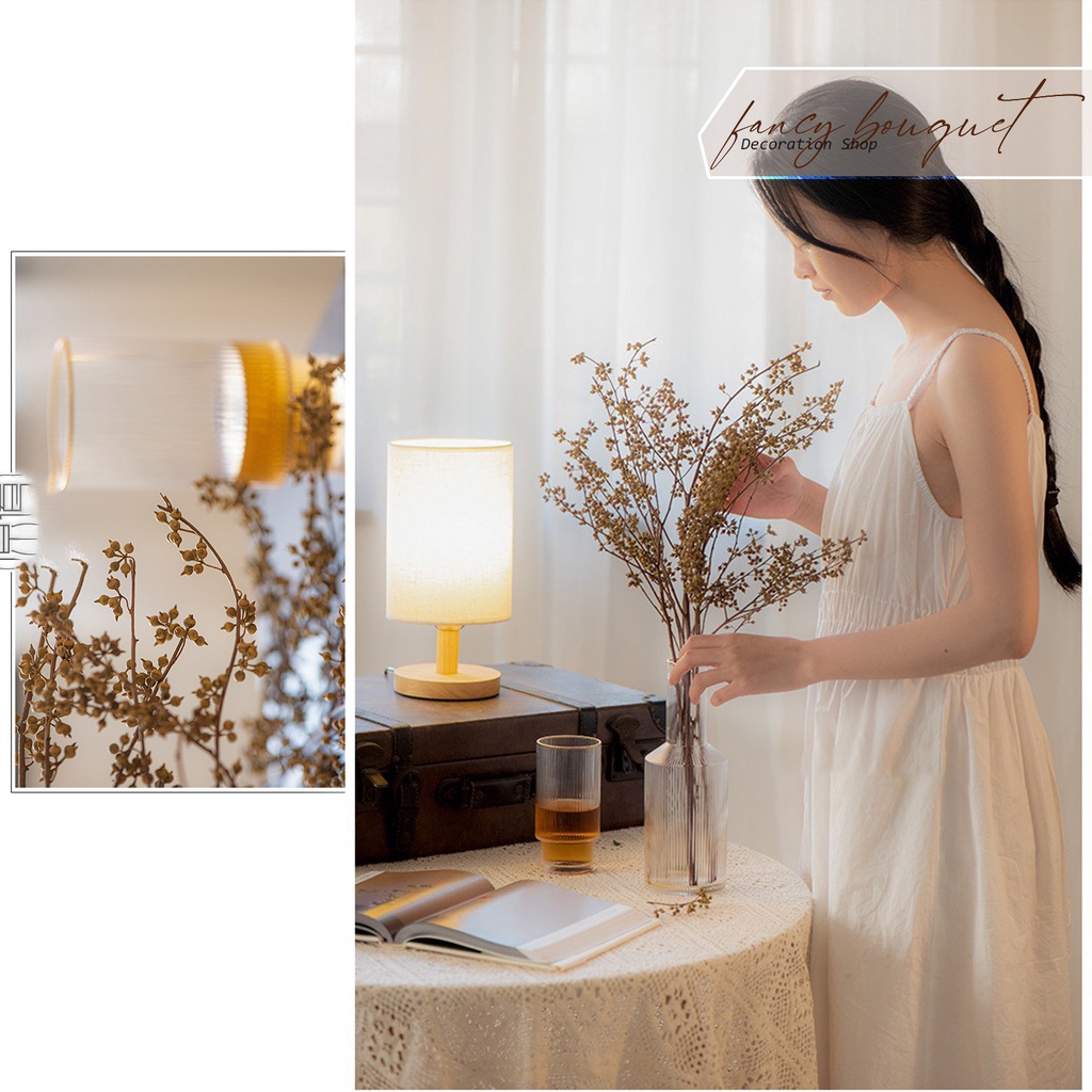 Hoa Bạch Đàn Kê Khô ❤️FREESHIP❤️ cành hoa trang trí retro trang trí homestay