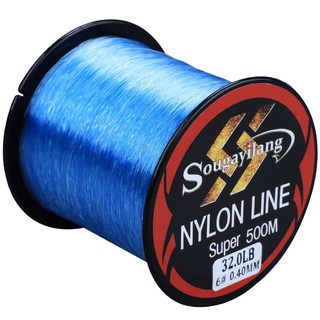  Cuộn dây câu cá Sougayilang sợi nylon nhỏ mịn 11-36.3lb 500M tiện lợi