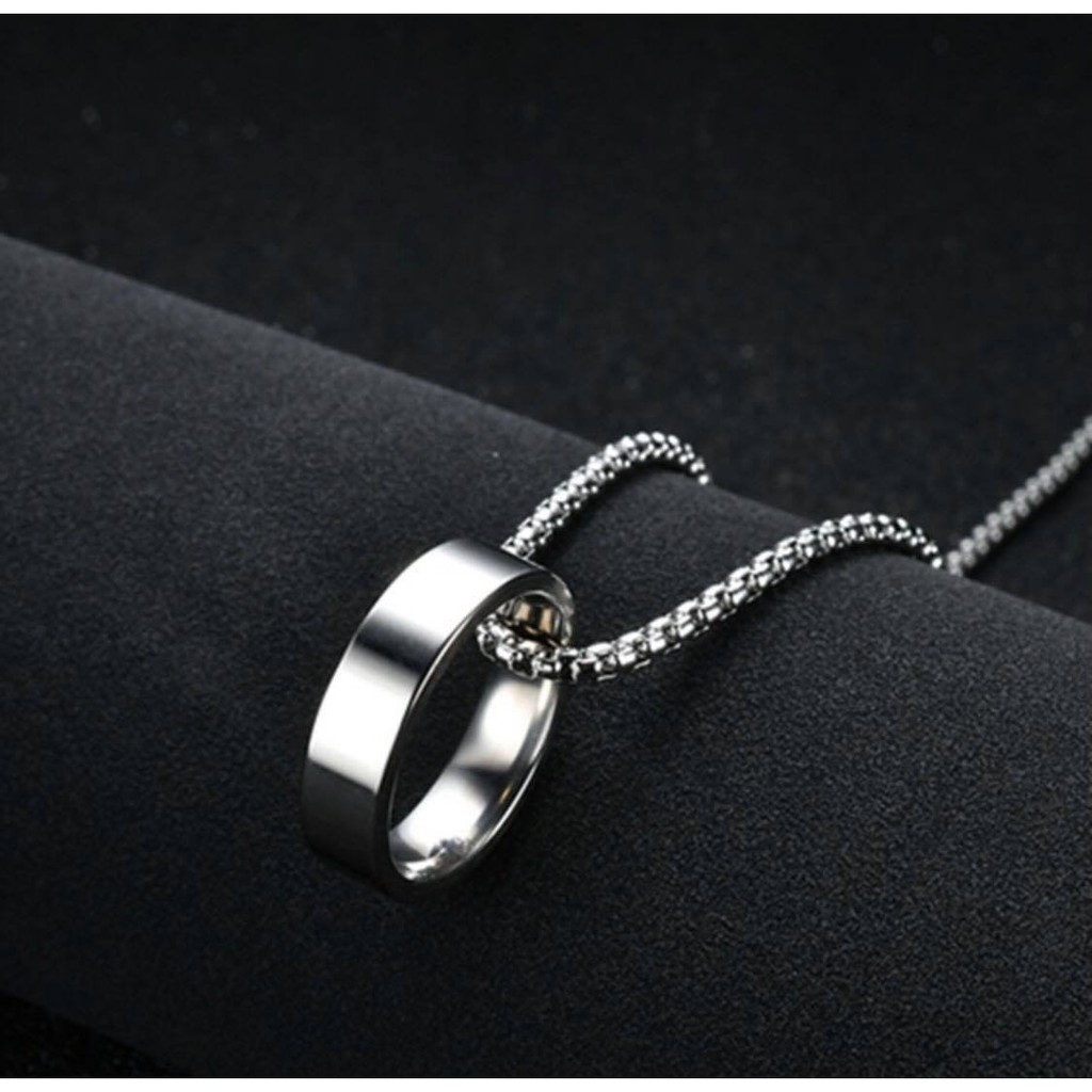 Vòng cổ cá tính thời trang bằng thép Titan cho nam nữ