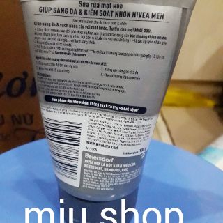 Sữa rửa mặt Nivea Men Extra White