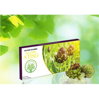 Cao nước Atiso Đà Lạt Thương hiệu Eco Nara hộp 10 ống*10ml